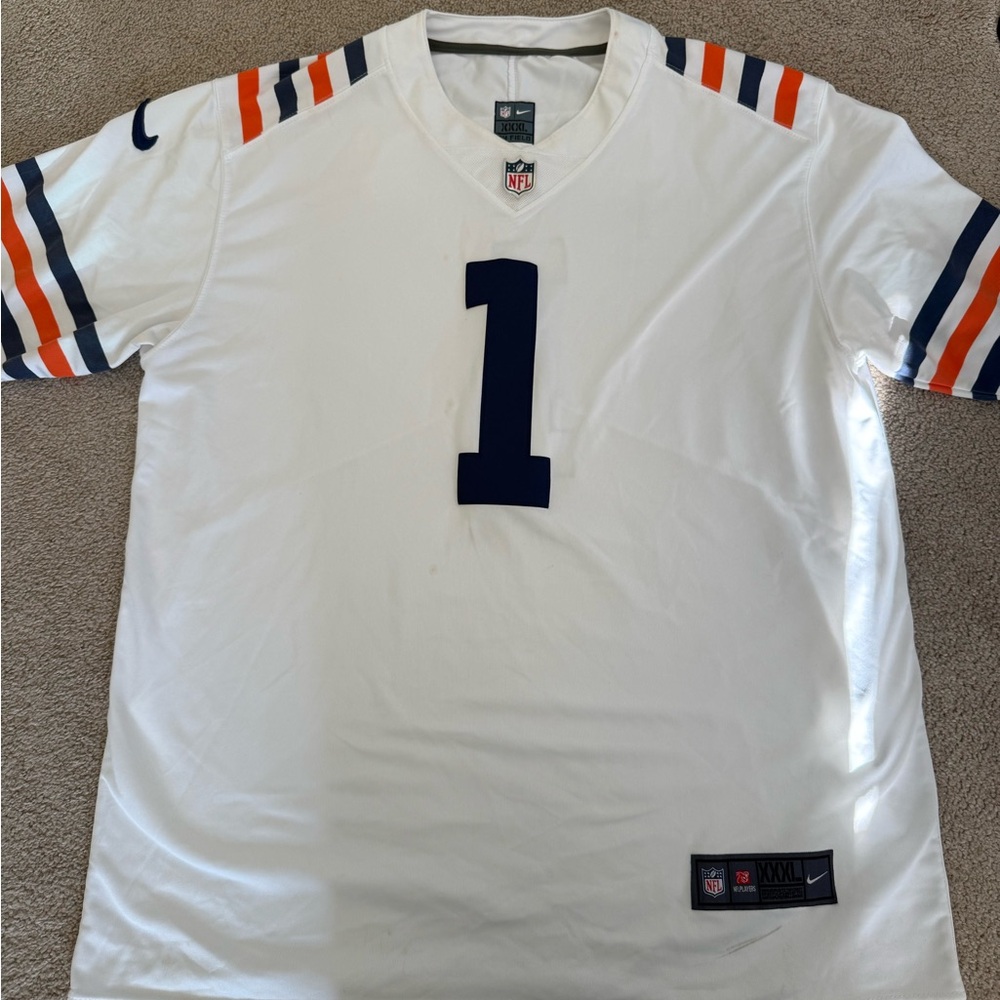 Nike Chicago Bears Justin Fields Away Jersey size 3X